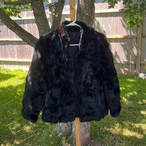 Black Fur Coat